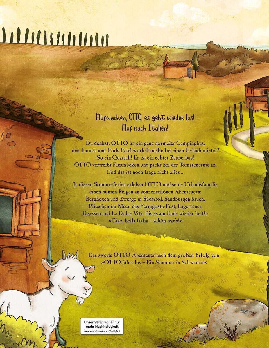 Rückansicht - Ottenschläger, M: OTTO fährt los - Ein Sommer in Italien