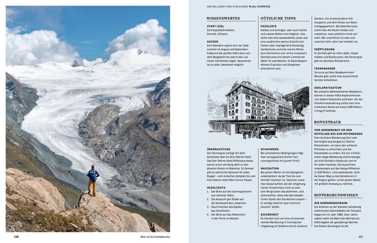 Innenansicht zu Wanderlust Alpen