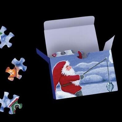 Innenansicht zu Puzzle-Adventskalender 'Tomtes Weihnachtszauber'