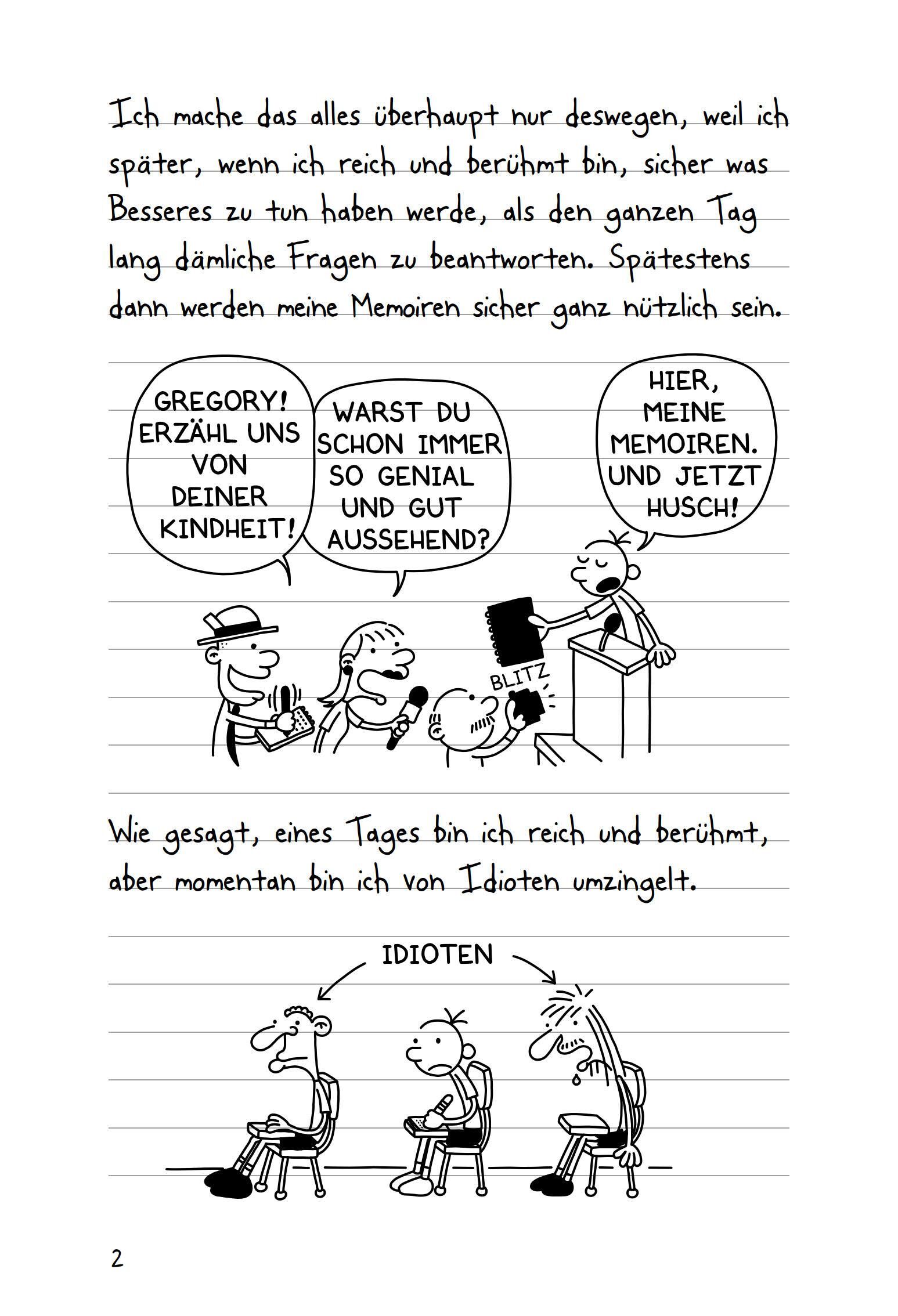Innenansicht zu Kinney, J: Gregs Tagebuch 1