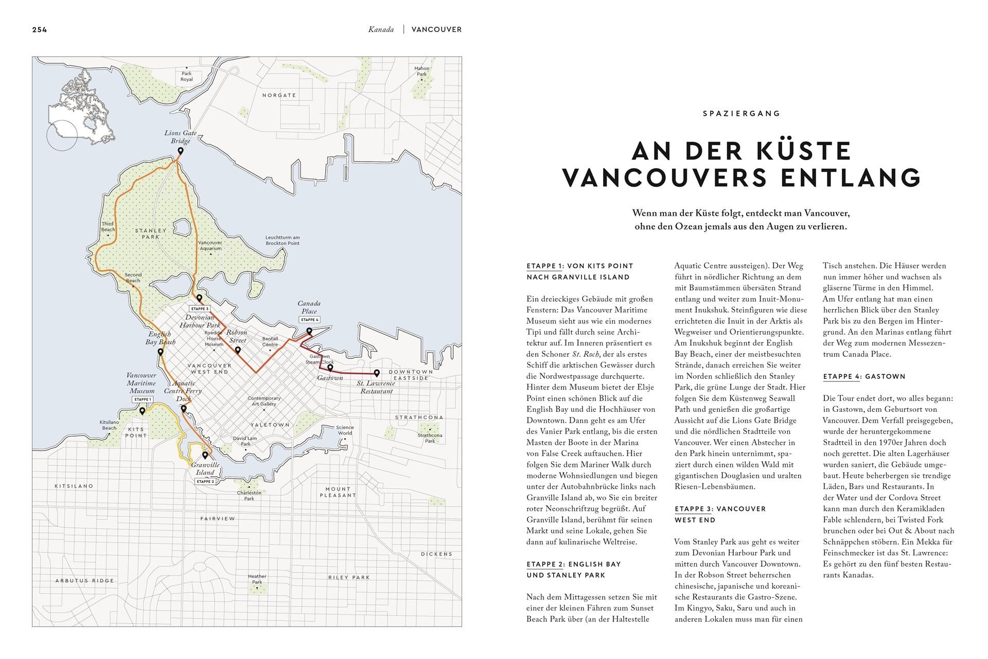 Innenansicht zu Kanada. Eine Augenreise