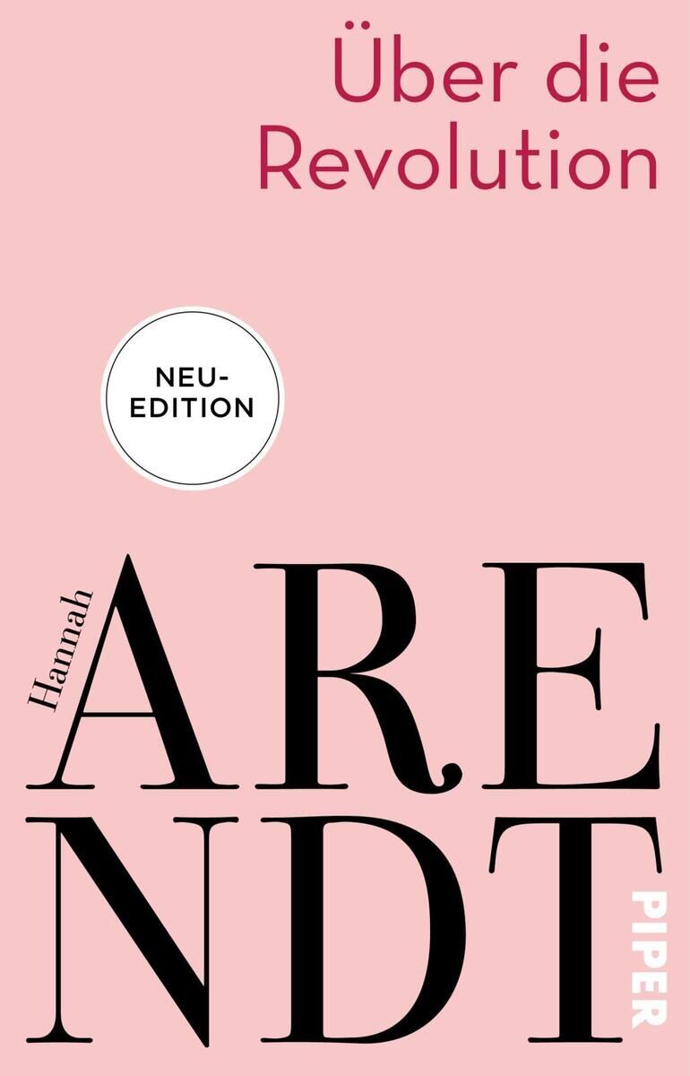 Cover Arendt, H: Über die Revolution