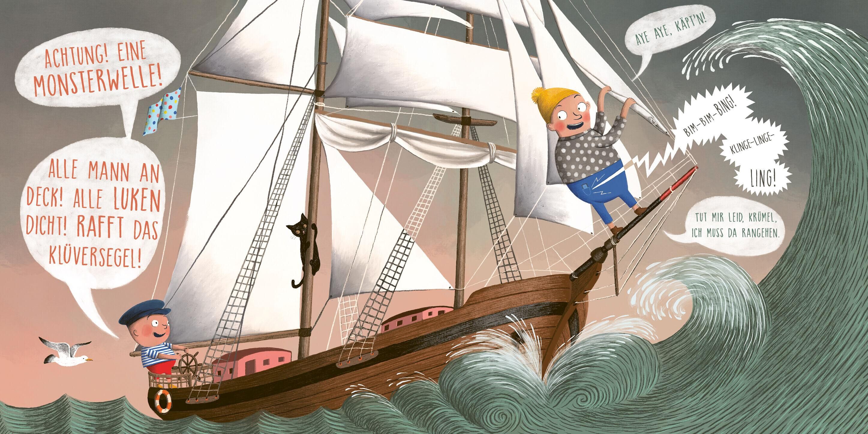 Innenansicht zu Blackall, S: Ahoi! Alle an Bord und Leinen los!