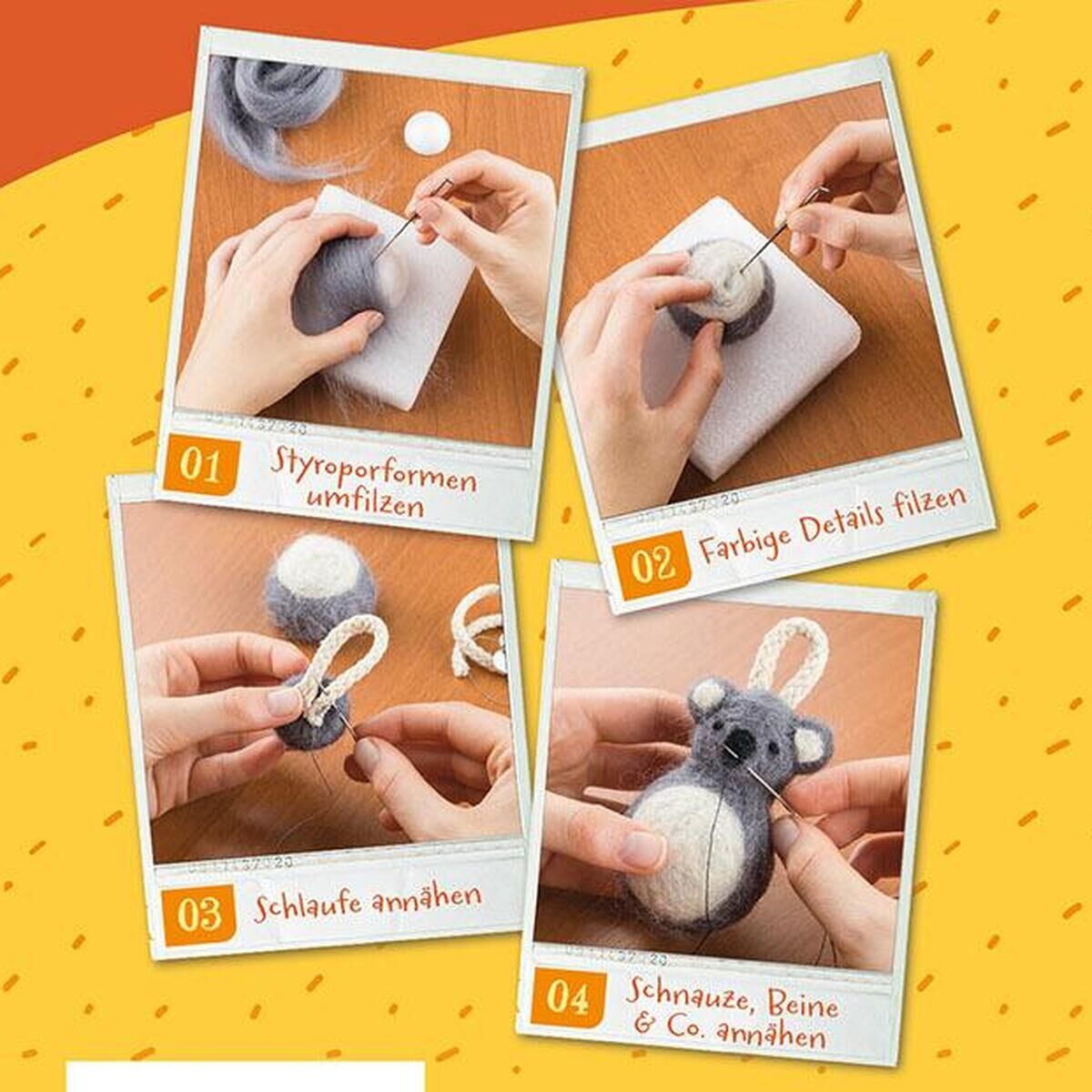 Innenansicht zu Die Schule der magischen Tiere - Tiere filzen