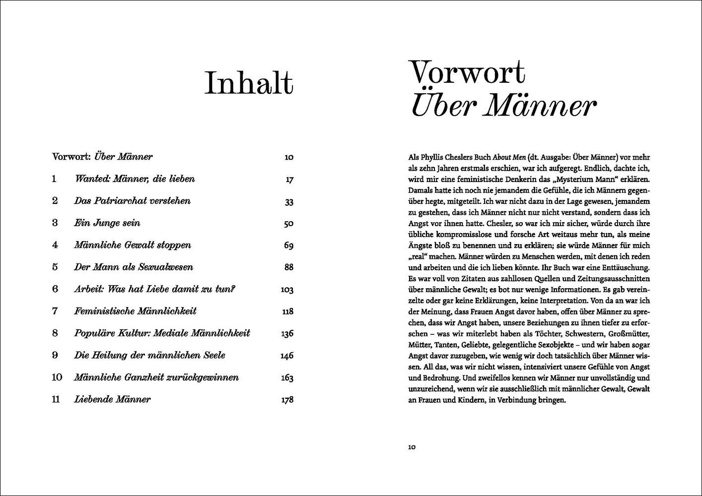 Innenansicht zu Hooks, B: Männer, Männlichkeit und Liebe