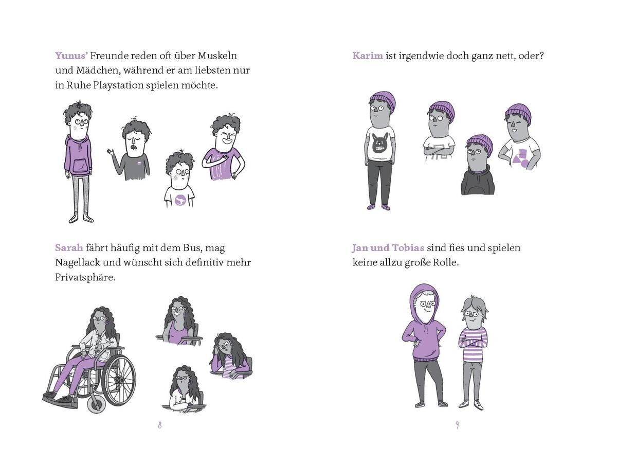 Innenansicht zu Berling, L: Selma, Küsse, Kuddelmuddel