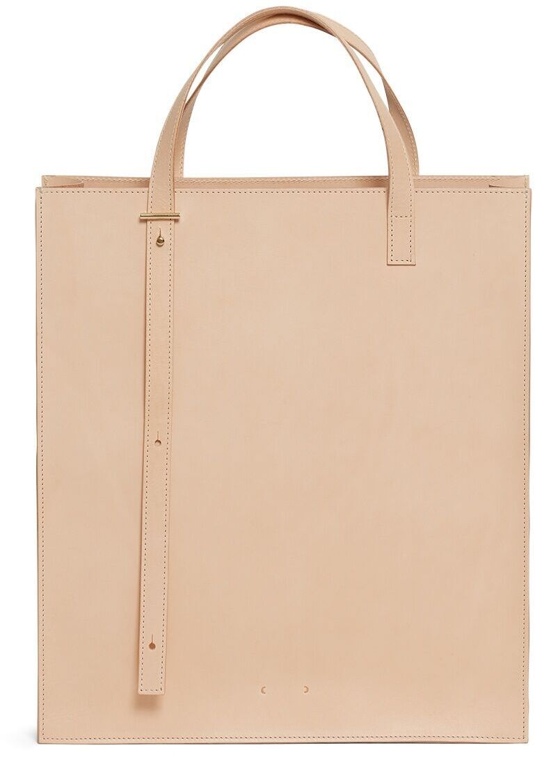 Eine beige Tragetasche der ZEIT-Sonderedition mit einem minimalistischen Design und Tragegriff aus Stoff.
