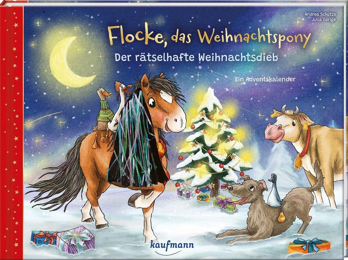 Cover Schütze, A: Flocke, das Weihnachtspony