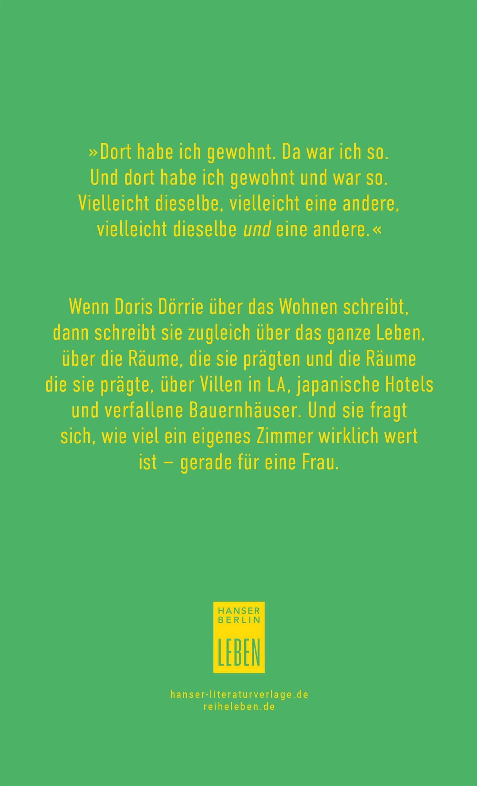 Innenansicht zu Dörrie, D: Wohnen