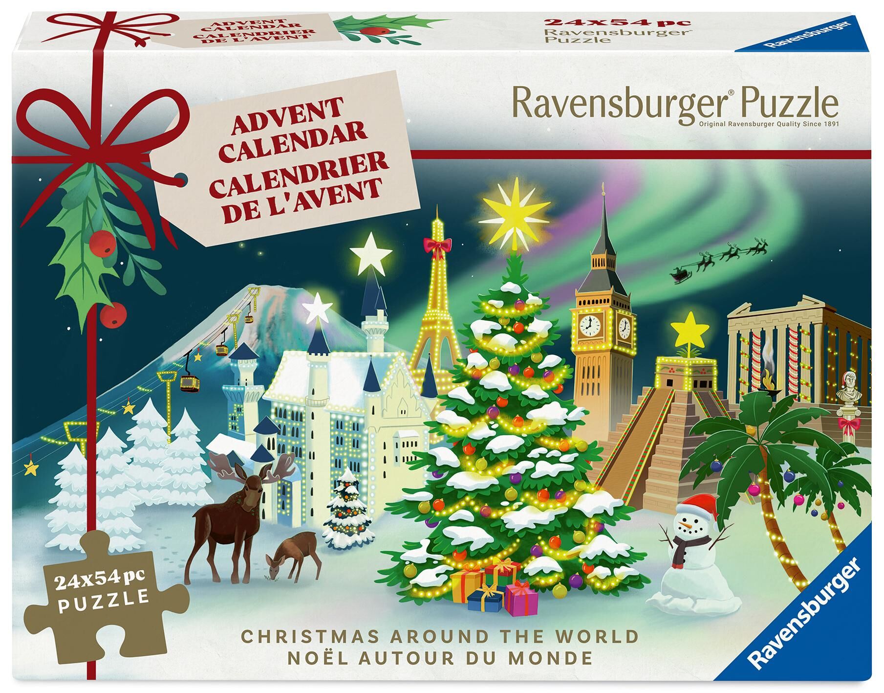 Cover Ravensburger Puzzle-Adventskalender - 24 Weihnachts-Puzzles