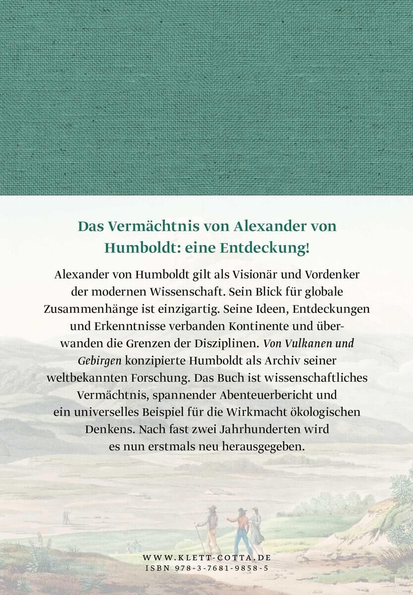 Rückansicht - Humboldt, A: Von Vulkanen und Gebirgen