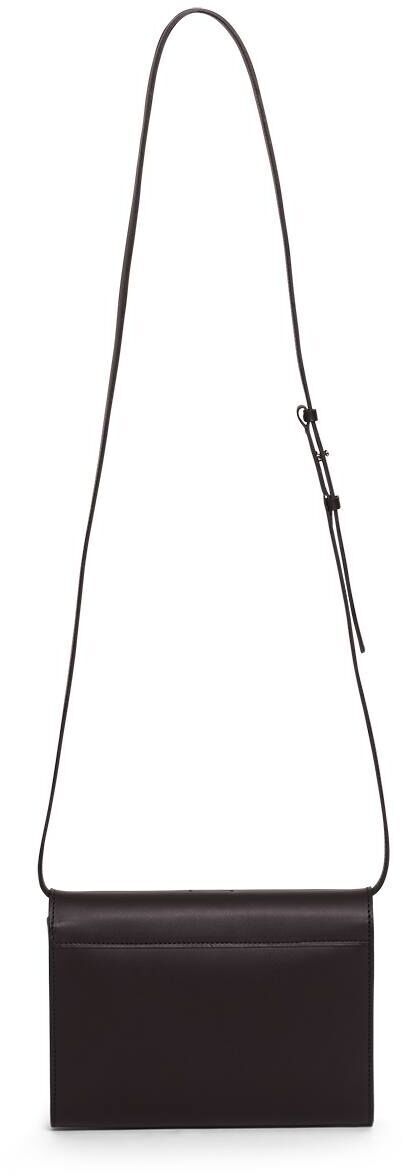 ZEIT-Sonderedition Schultertasche »DIE ZEIT 2« in Schwarz. Die Tasche ist schlicht und elegant gestaltet und hat einen langen Schulterriemen.
