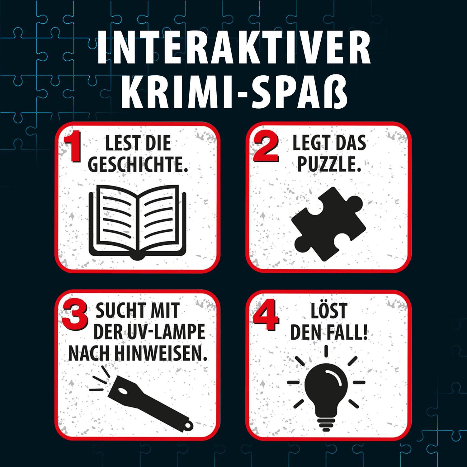 Innenansicht zu Krimi-Puzzle: Die drei ??? - Das Echo der Finsternis