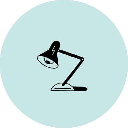 Zeit Wissen Logo auf blauem Kreis