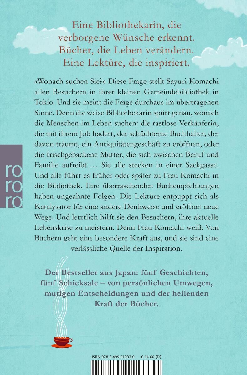 Rückansicht - Aoyama, M: Frau Komachi empfiehlt ein Buch
