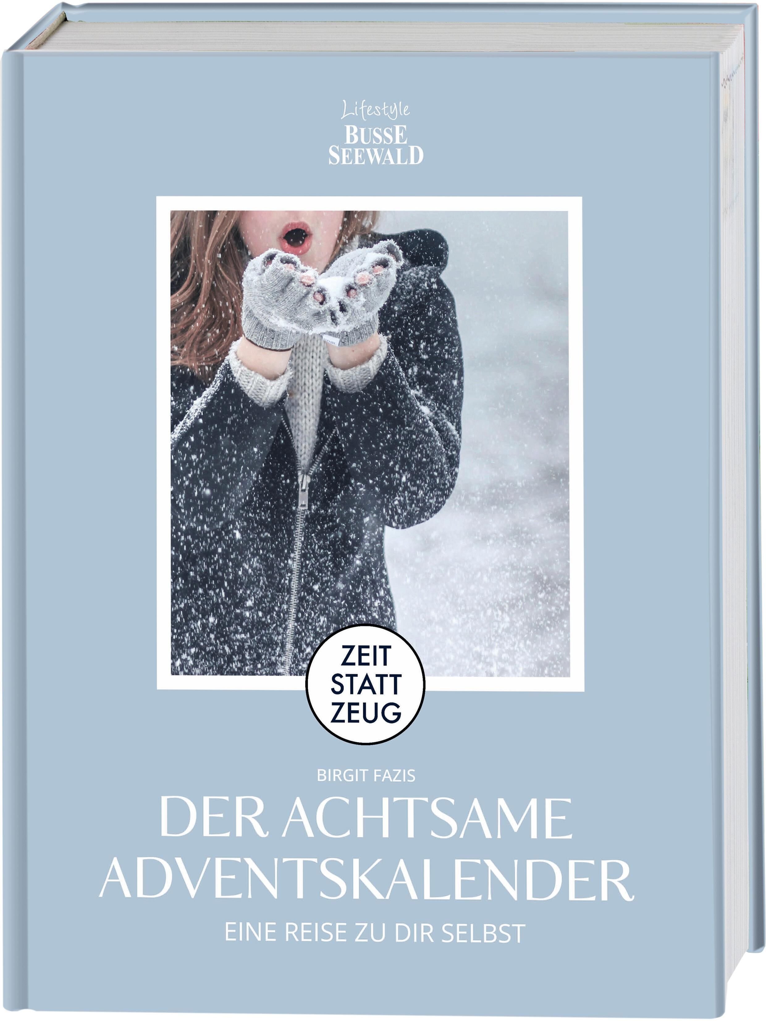 Cover Zeit statt Zeug: Der achtsame Adventskalender. Eine Reise zu dir selbst. Mit 4 wunderschönen Postkarten!