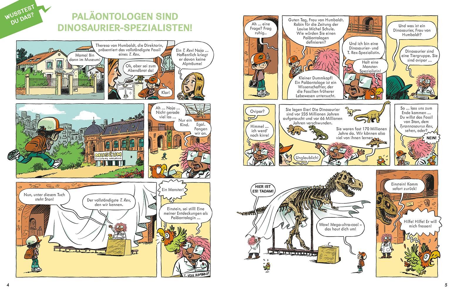 Innenansicht zu Guichon-Laurier, T: Dinosaurier - Eine Zeitreise in ein Land