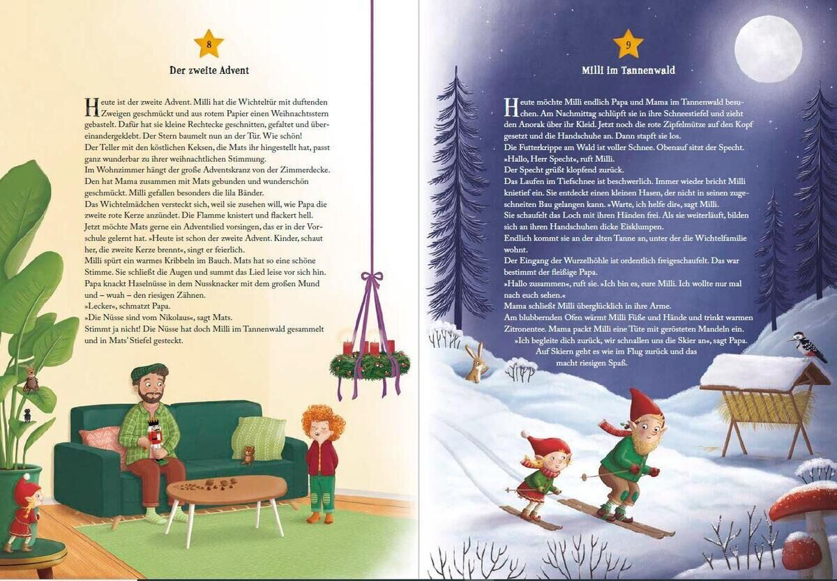 Innenansicht zu Wichtelzauber zum Weihnachtsfest