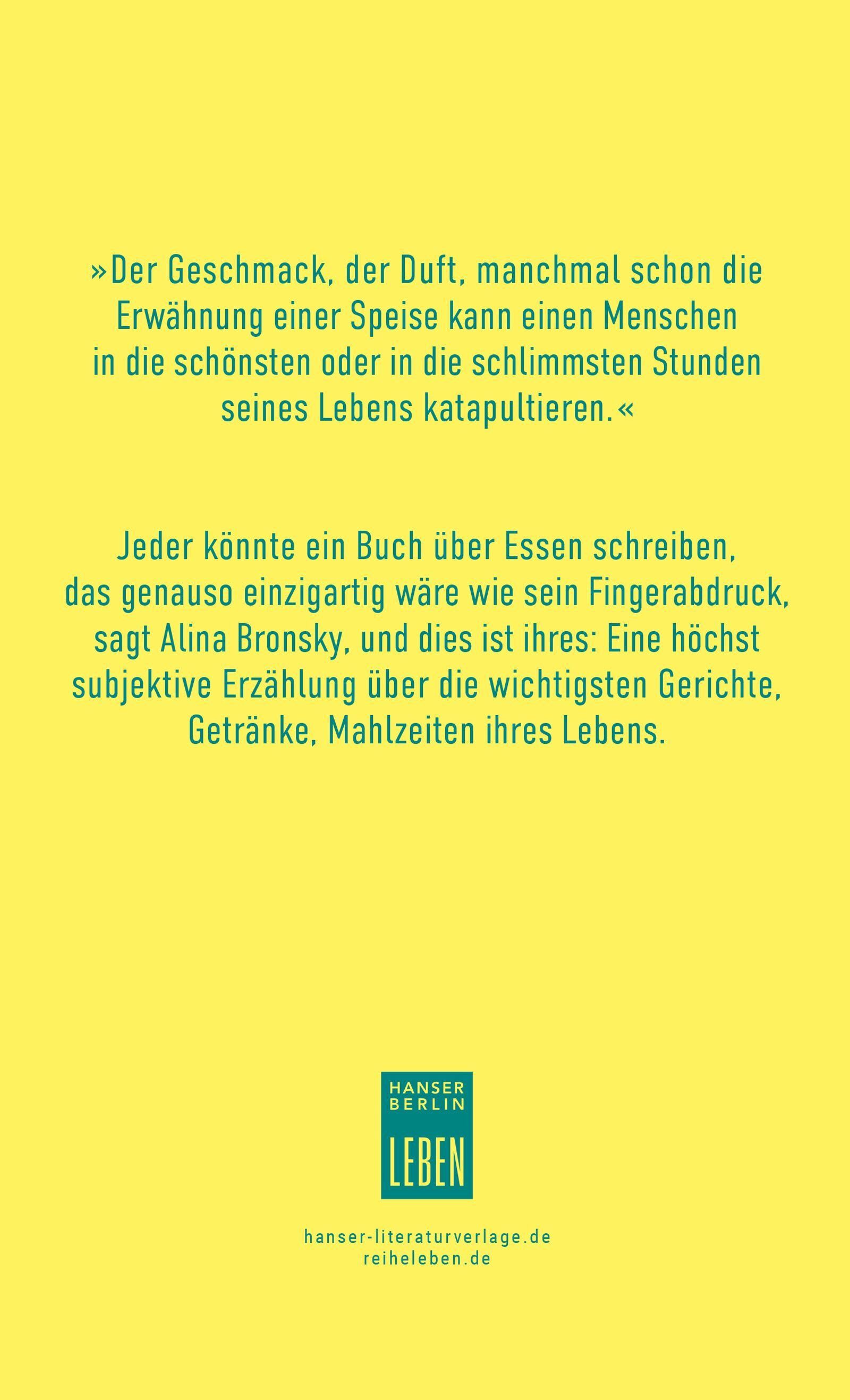 Innenansicht zu Bronsky, A: Essen