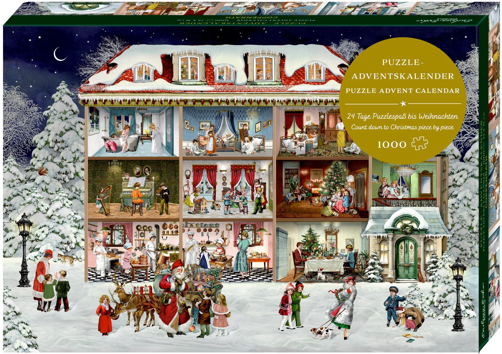 Cover Puzzle-Adventskalender - Unser wunderbares Weihnachtshaus