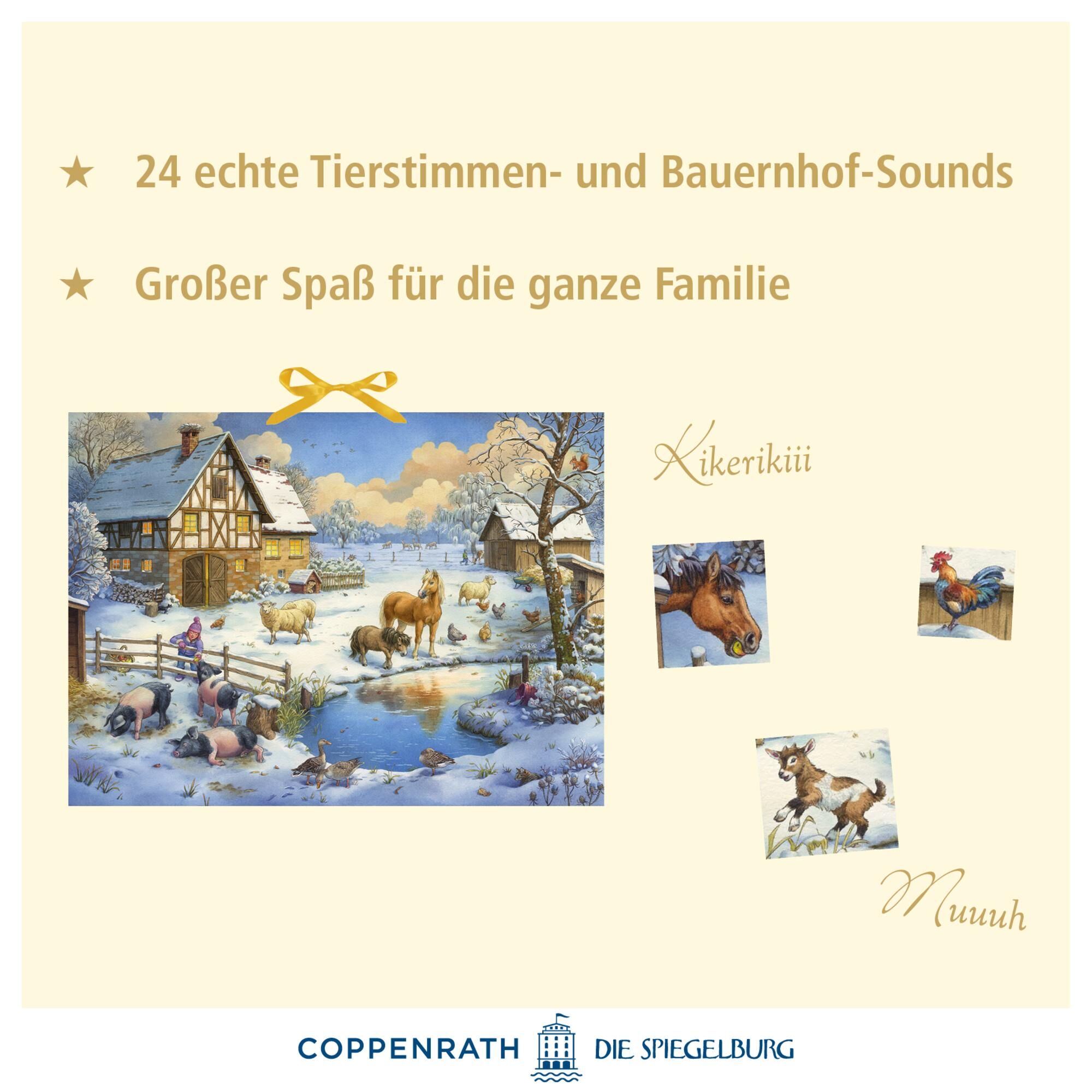 Innenansicht zu Sound-Adventskalender - Unsere Tiere auf dem Land
