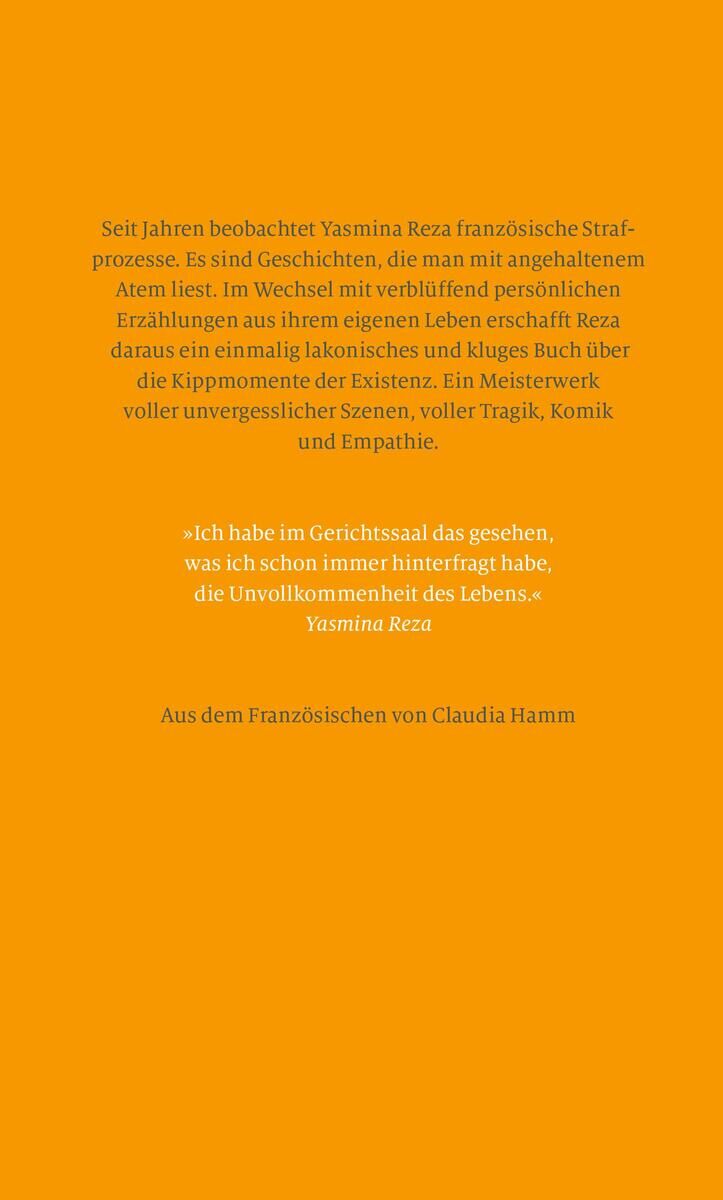 Innenansicht zu Reza, Y: Die Rückseite des Lebens