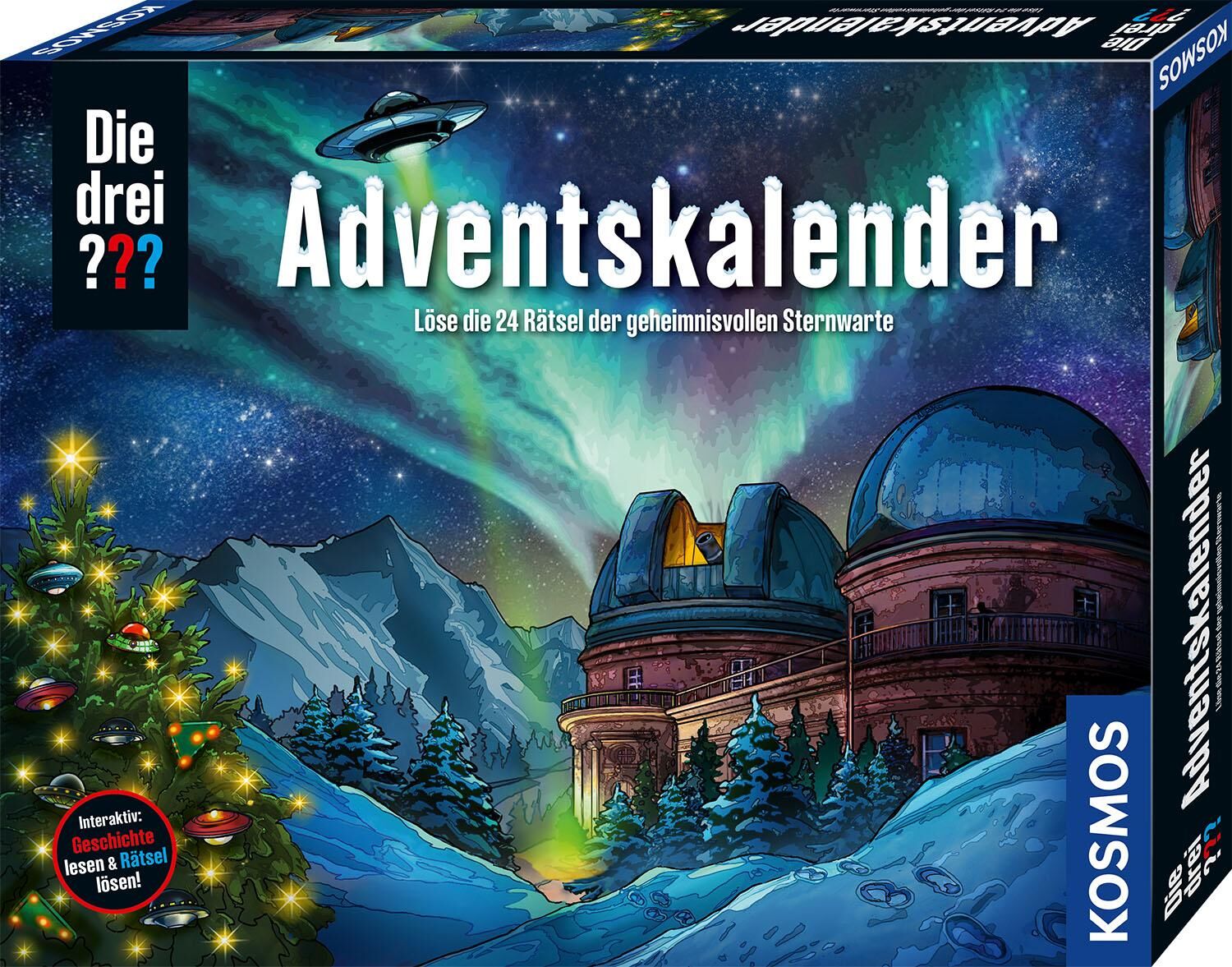 Cover Die drei ???-Adventskalender 2025