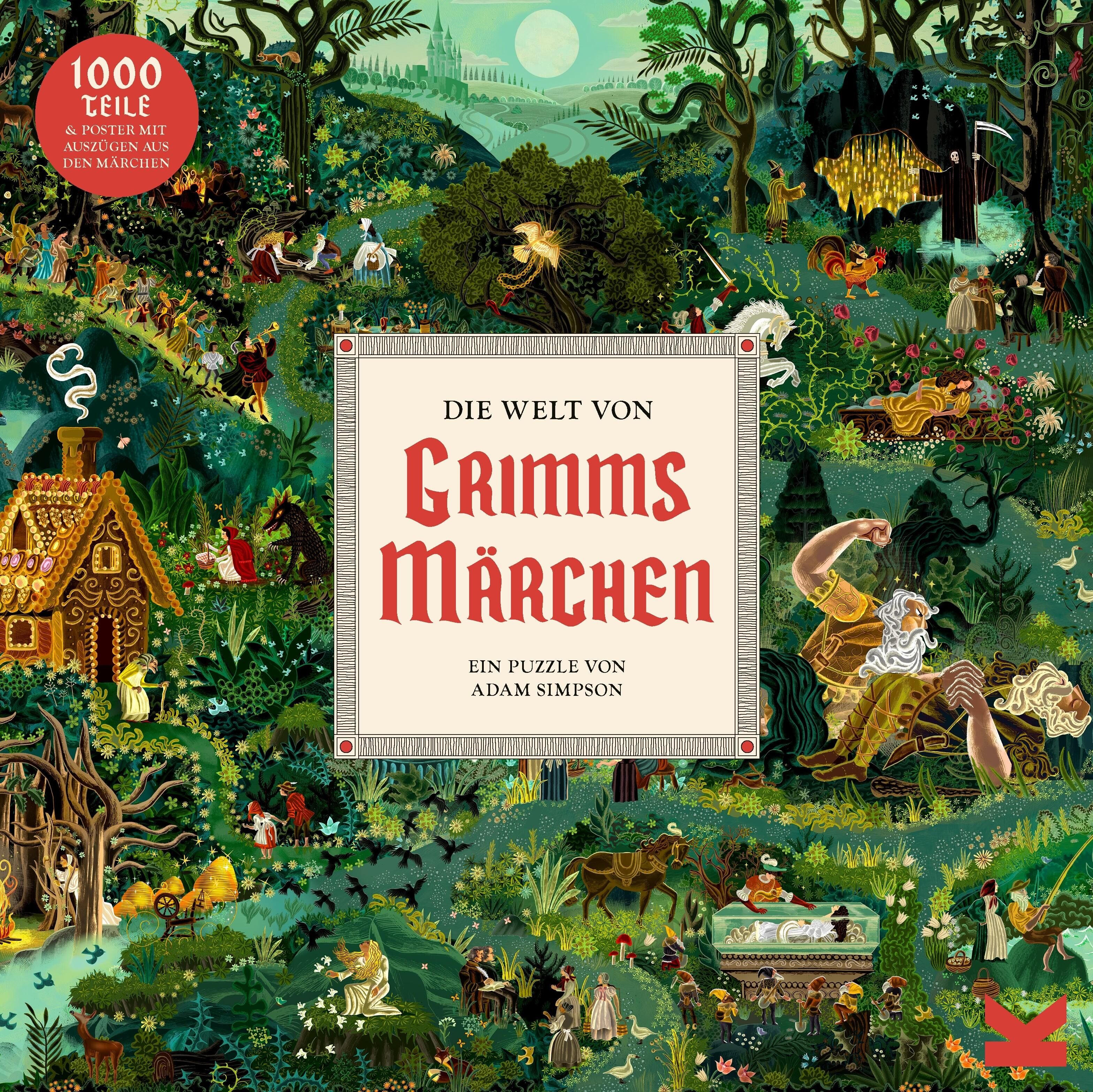 Cover Die Welt von Grimms Märchen - Puzzle 1000 Teile