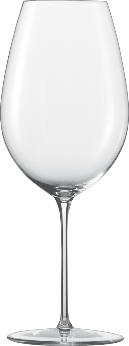 Ein hochwertiges Weinglas aus Kristall, Teil eines 2er-Sets »Enoteca«, ideal für Rotweinliebhaber mit einem schlichten, eleganten Design.