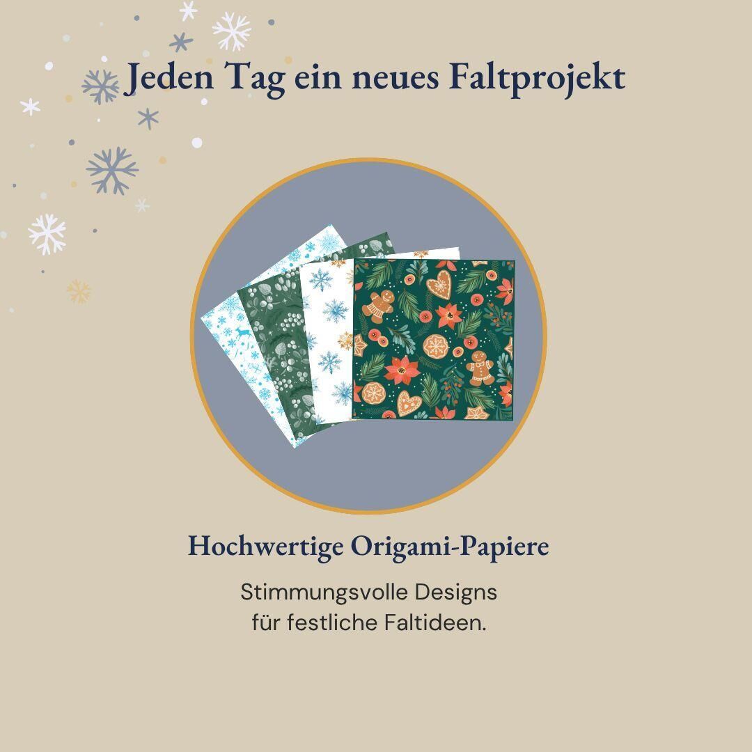 Innenansicht zu Neumann, N: Winterzauber. Origami-Adventskalender.
