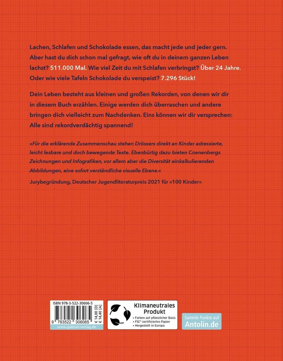 Rückansicht - Christoph Drösser / Coenenberg: Absolut rekordverdächtig