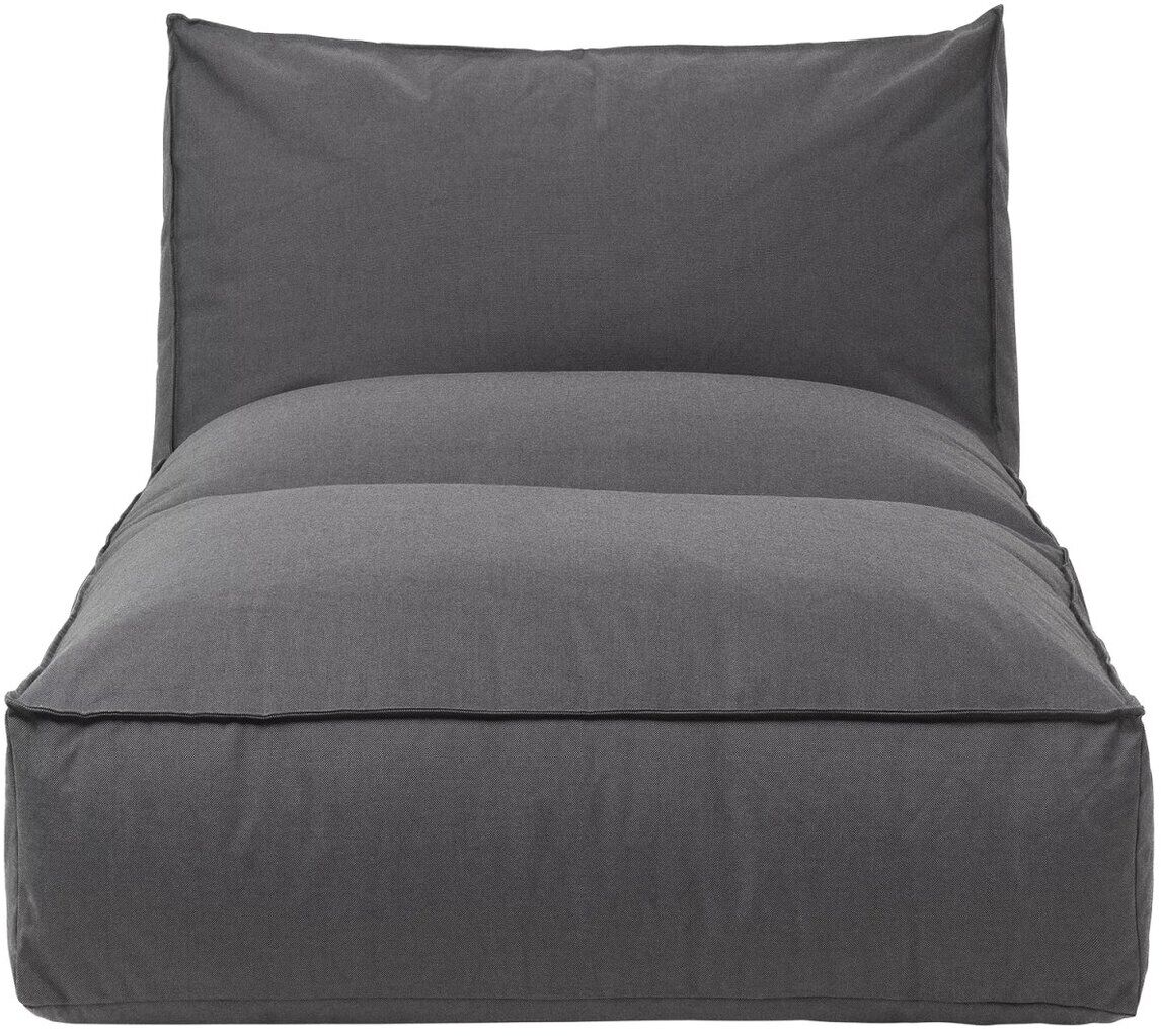 Outdoor-Bett Modell STAY, 80 x 190 cm, in modernem grauen Design. Ideal für Garten und Terrasse.