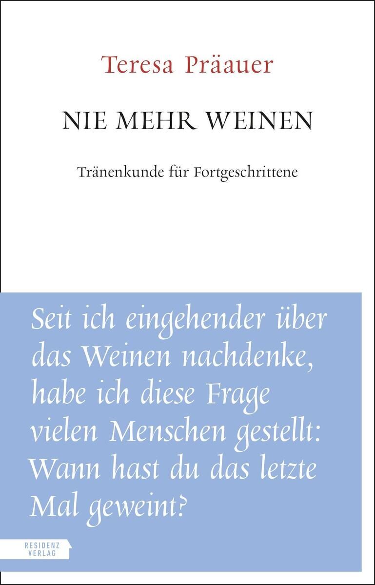 Cover Präauer, T: Nie mehr weinen