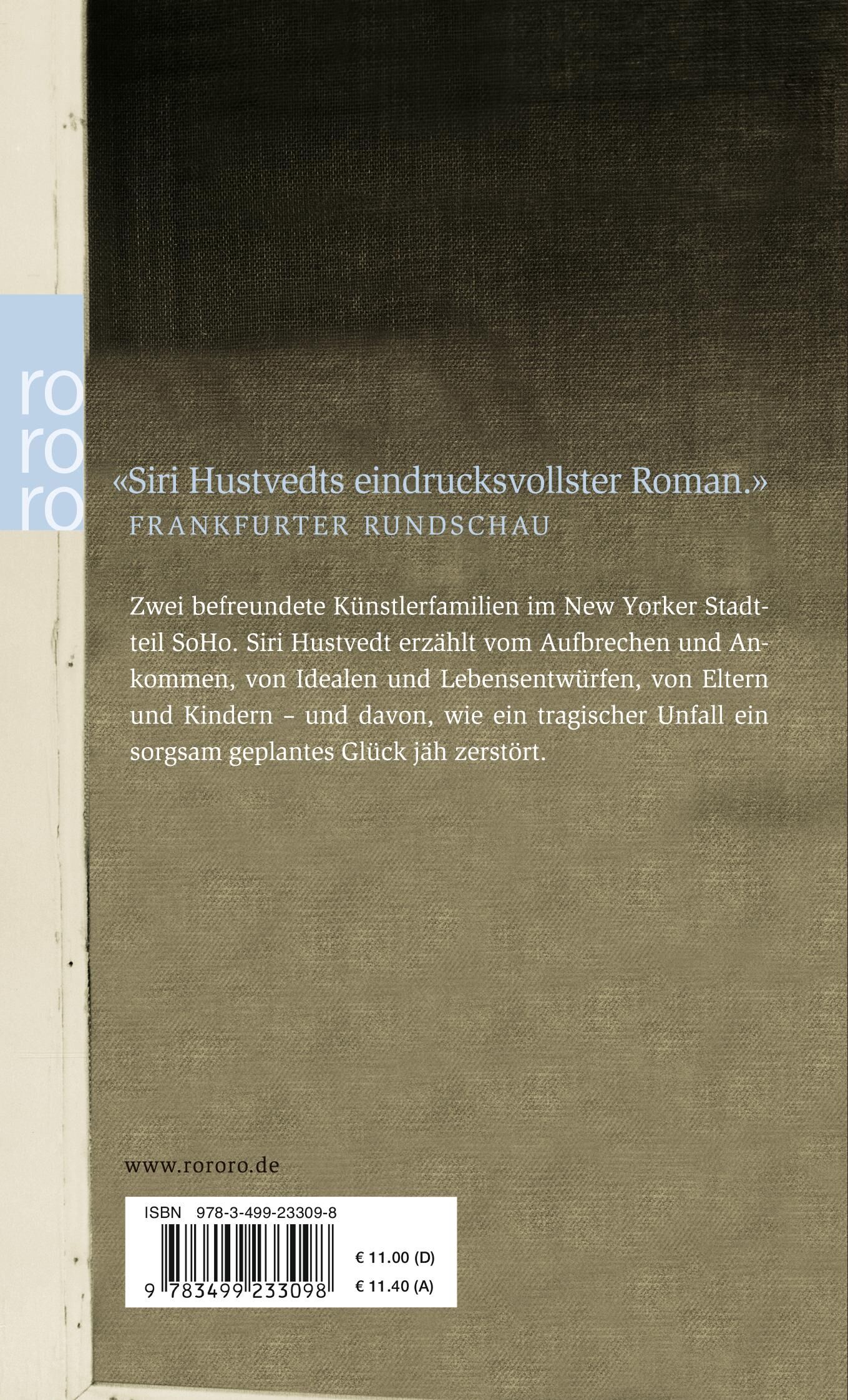 Rückansicht - Hustvedt, S: Was ich liebte