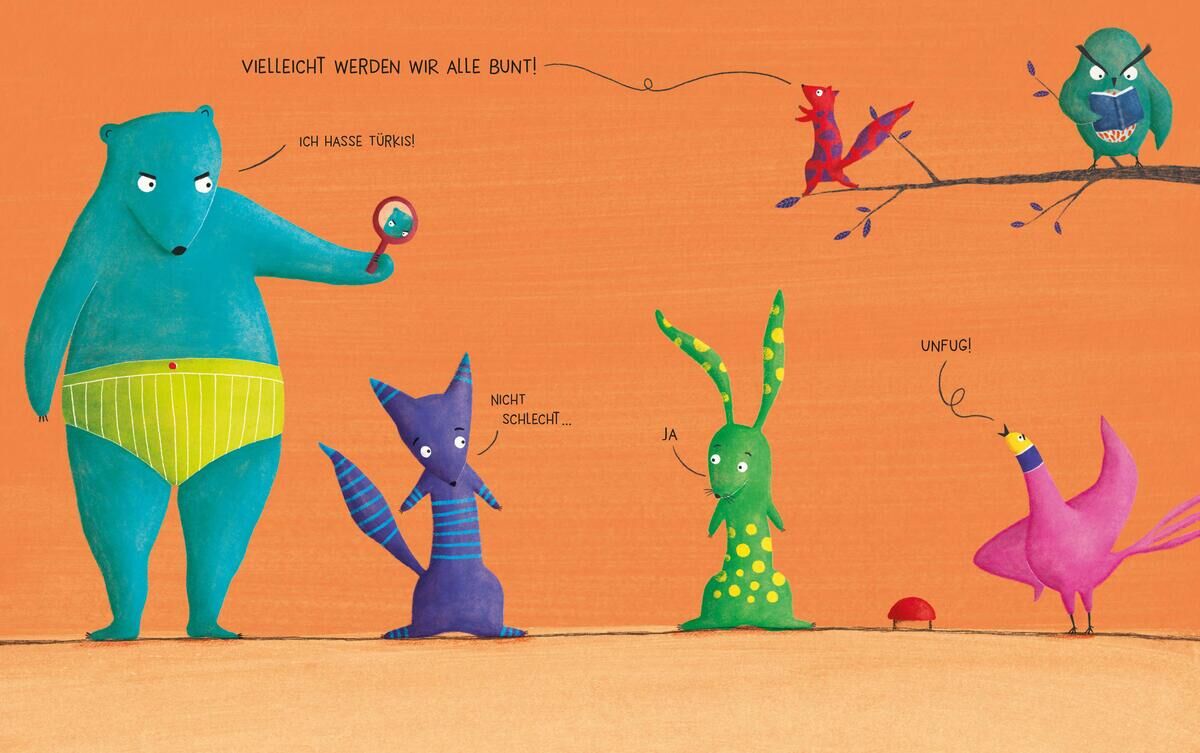 Innenansicht zu Tacchini, M: Pfoten weg vom roten Knopf!