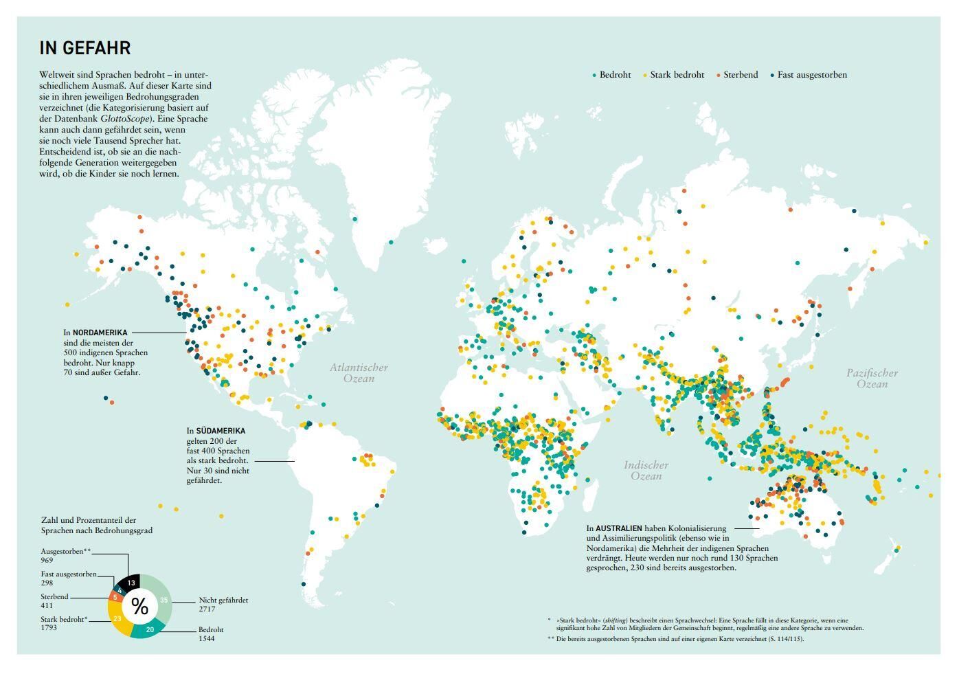 Innenansicht zu Schenk, A: Atlas der vom Aussterben bedrohten Sprachen