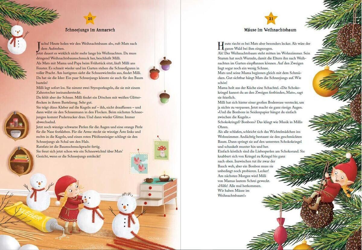 Innenansicht zu Wichtelzauber zum Weihnachtsfest