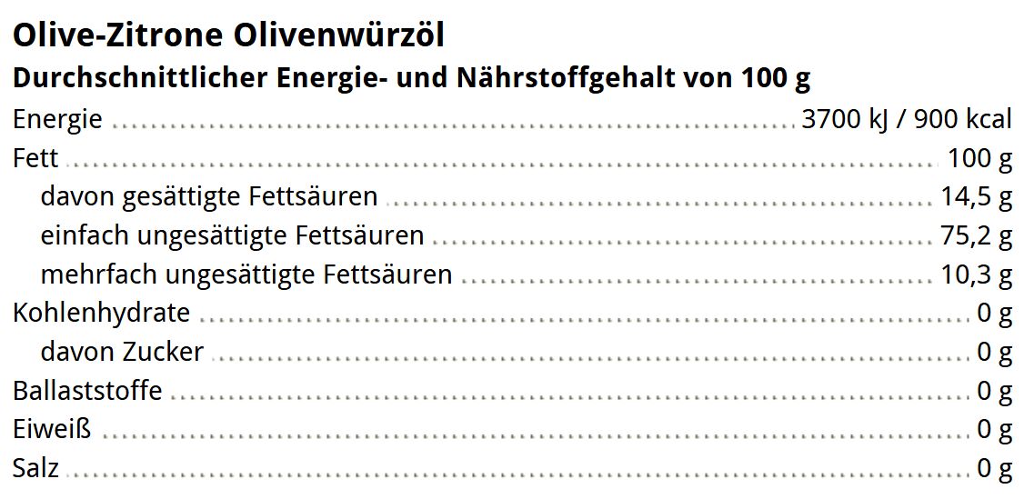 Drei Flaschen mediterranes Oliven-Gewürzöl, jeweils 250 ml, stehen nebeneinander auf heller Oberfläche. Die Flaschen sind mit schwarzem Verschluss versehen und besitzen stilvolle Etiketten mit grünen und gelben Akzenten. Produkt eignet sich zum Verfeinern mediterraner Speisen und als Geschenk für Feinschmecker.