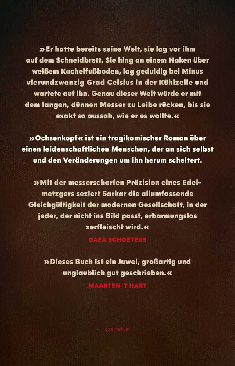 Innenansicht zu Sarkar, M: Ochsenkopf