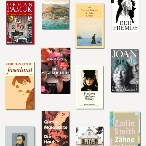 12 Buchcover der Kategorie Weltliteratur