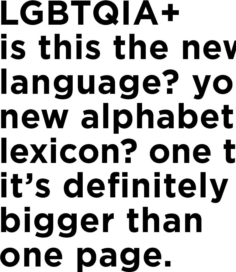 Cover der Zeitschrift 'absatzwirtschaft Ausgabe 6/23' mit dem Text: 'LGBTQIA+ is this the new language? your new alphabet lexicon? one that’s definitely bigger than one page.'
