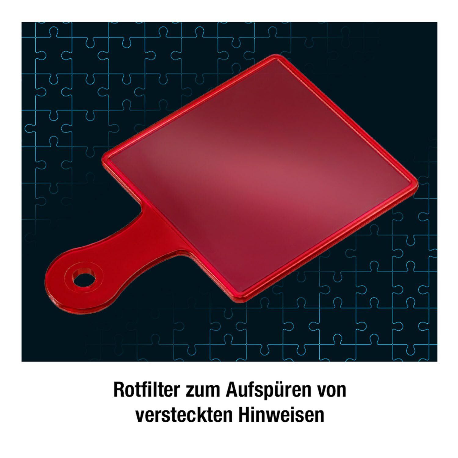 Innenansicht zu Krimipuzzle ??? Kids 200 Teile / Spuk auf dem Schulfest (drei Fragezeichen)