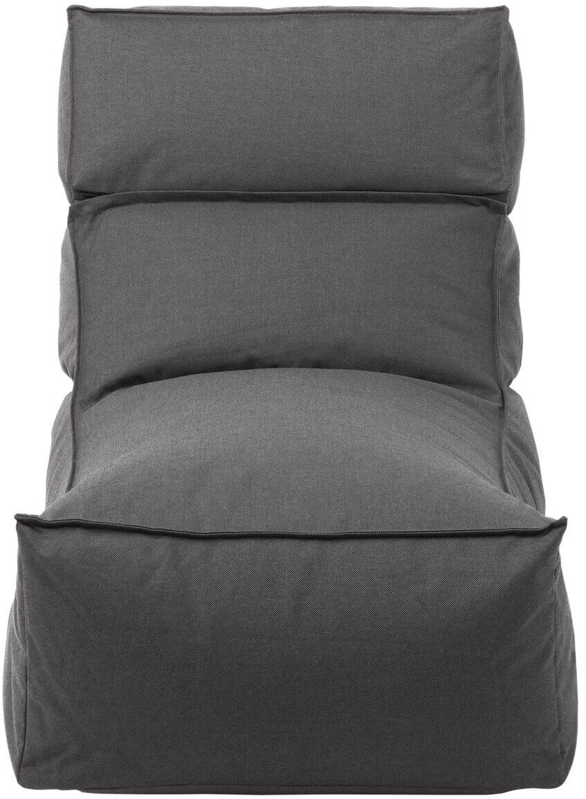 Outdoor Lounger »STAY« in dunklem Grauton, wetterfeste und gepolsterte Sitzgelegenheit für den Außenbereich, ergonomischer und moderner Stil, ideal für Garten, Terrasse oder Balkon.
