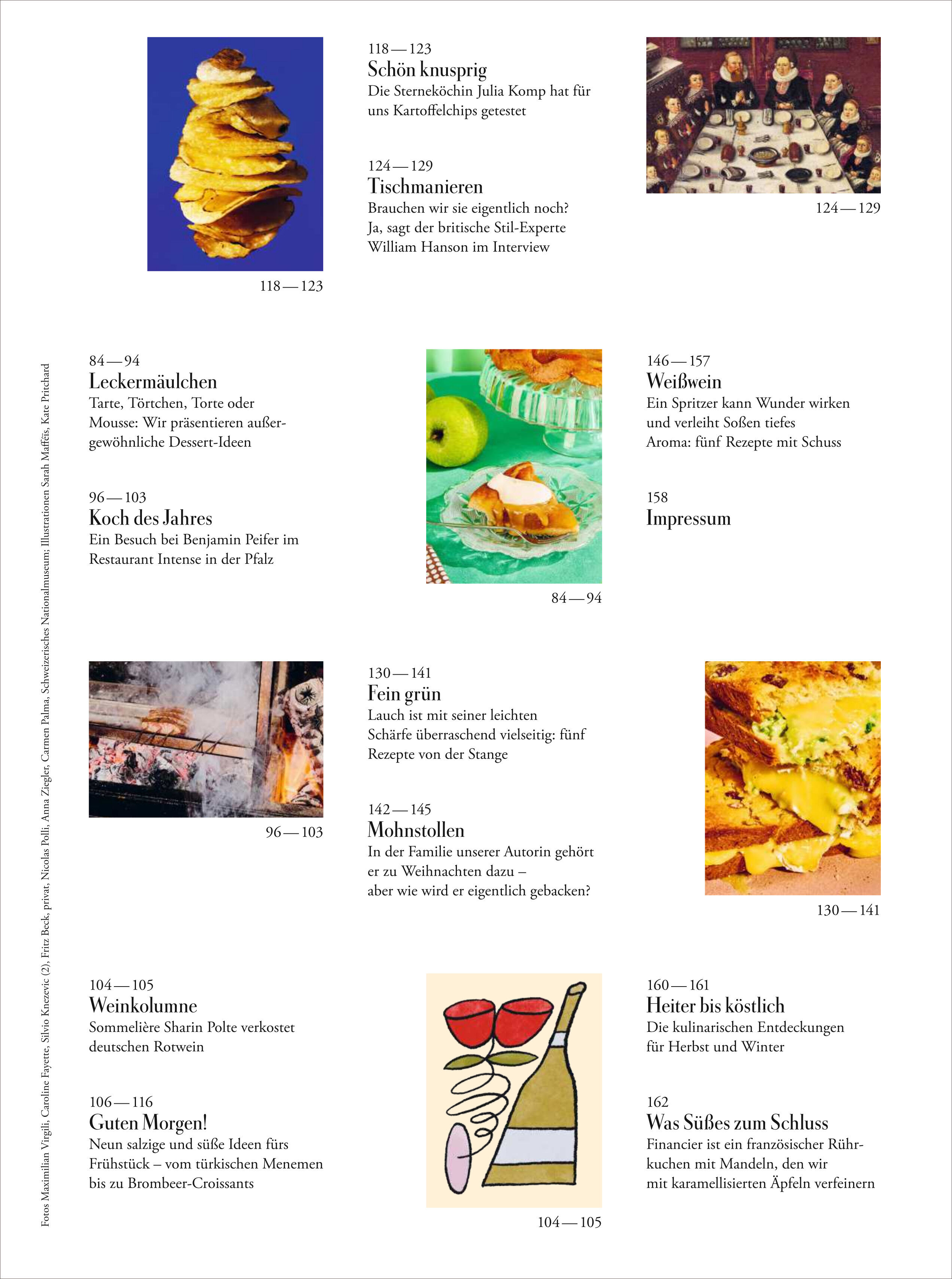 Titelseite des ZEITmagazin WOCHENMARKT 9/25 mit verschiedenen kulinarischen Fotografien und Illustrationen von Gerichten wie Gebäck, Kuchen und Frühstück. Das Layout präsentiert übersichtlich verschiedene Themenbereiche rund um Rezepte, Kochkunst, Backideen und saisonale Genüsse. Die dominierenden Farben sind Weiß, Gelb, Orange, Grün und Rot. Die Zeitschrift spricht Genussliebhaber und Feinschmecker an und gibt Inspiration für saisonale Anlässe.