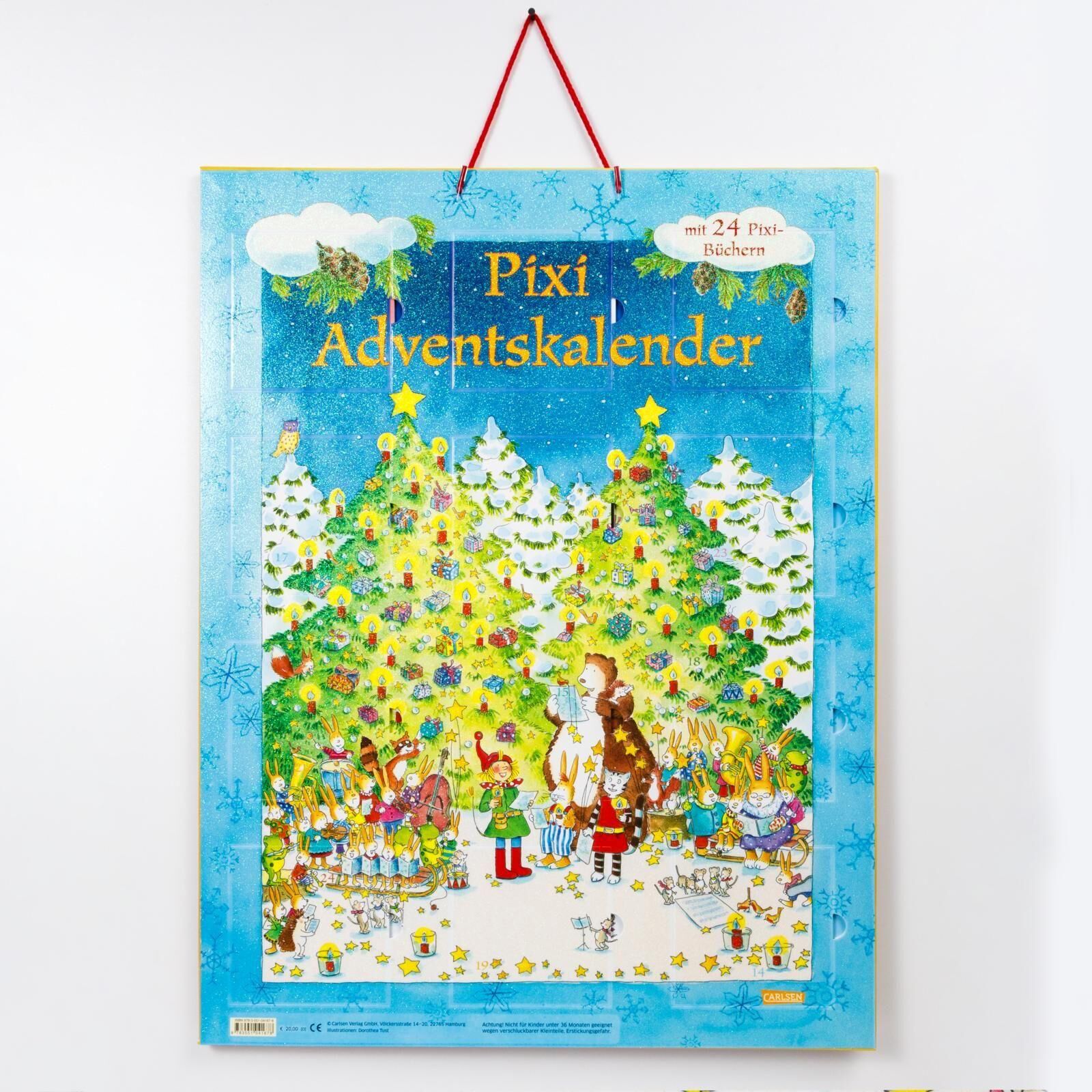 Innenansicht zu Pixi Adventskalender 2025