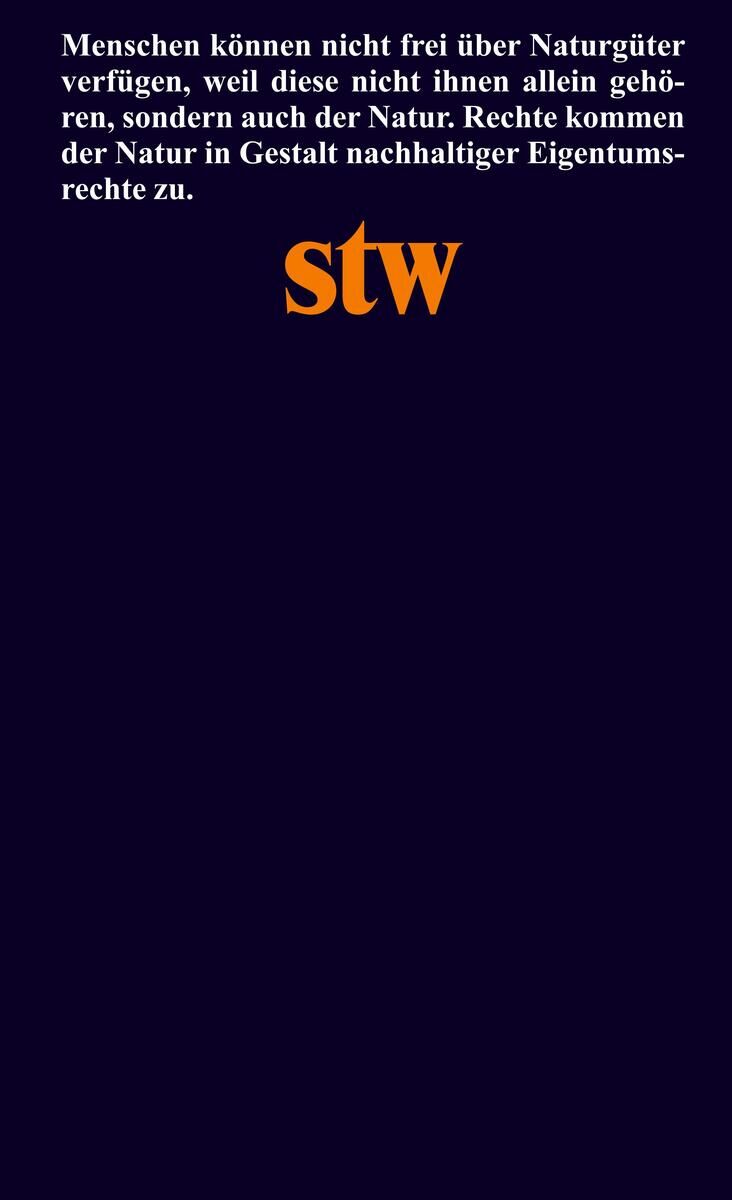 Ein Buchcover mit dem Titel 'Wesche, T: Rechte der Natur'. Der Hintergrund ist schwarz, und der Titel / Text ist in weißem und glut-orangen Farben geschrieben.