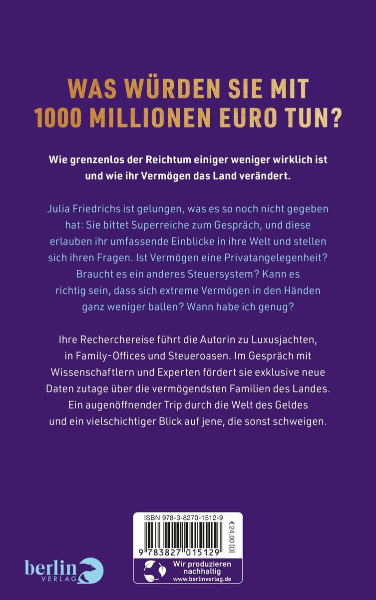 Rückansicht - Friedrichs, J: Crazy Rich
