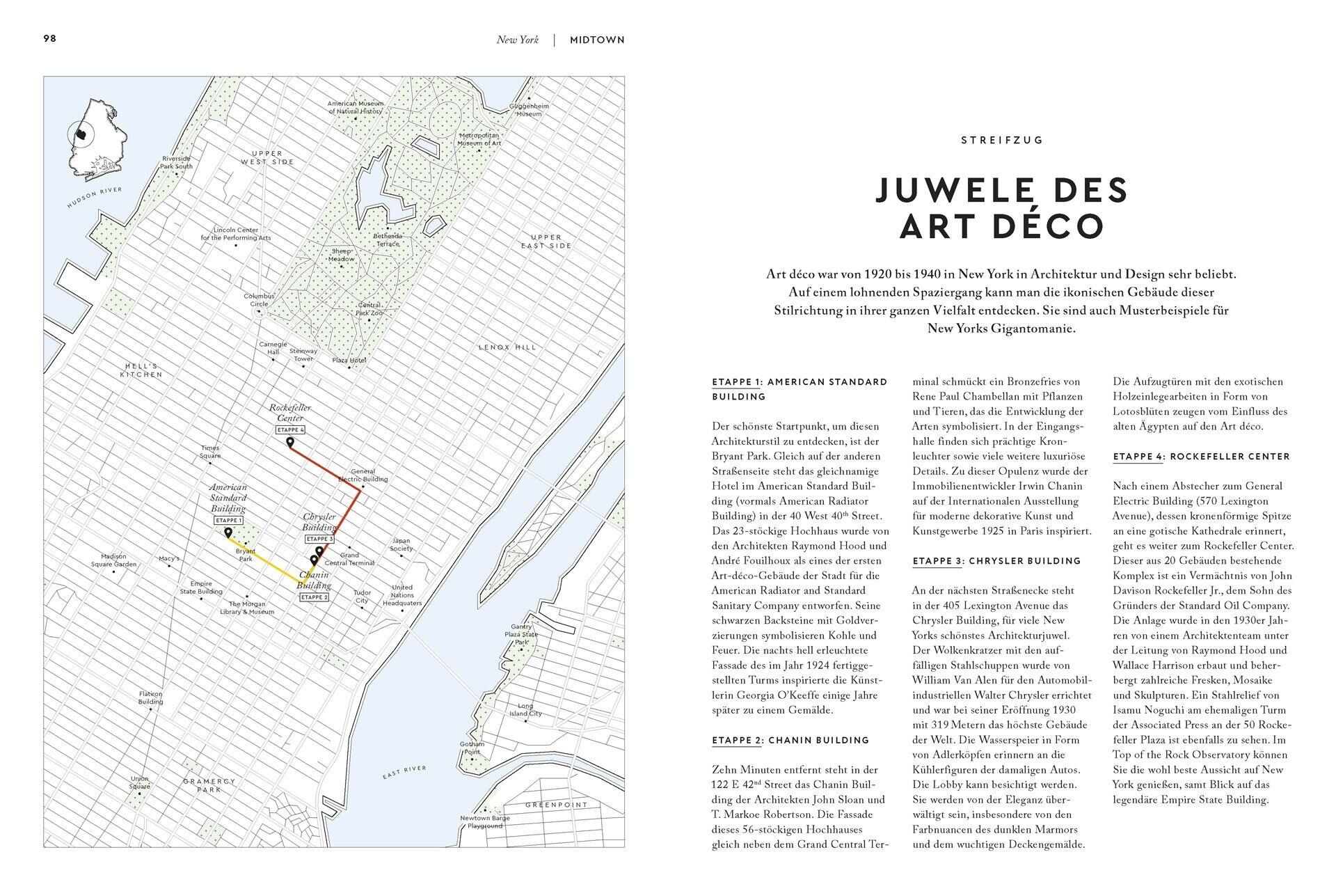 Innenansicht zu New York. Eine Augenreise