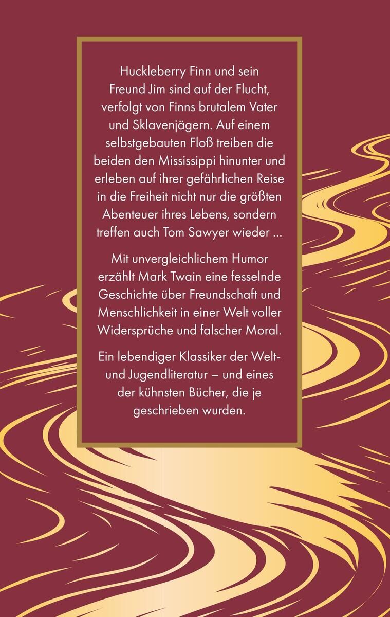 Rückansicht - Twain, M: Abenteuer von Huckleberry Finn