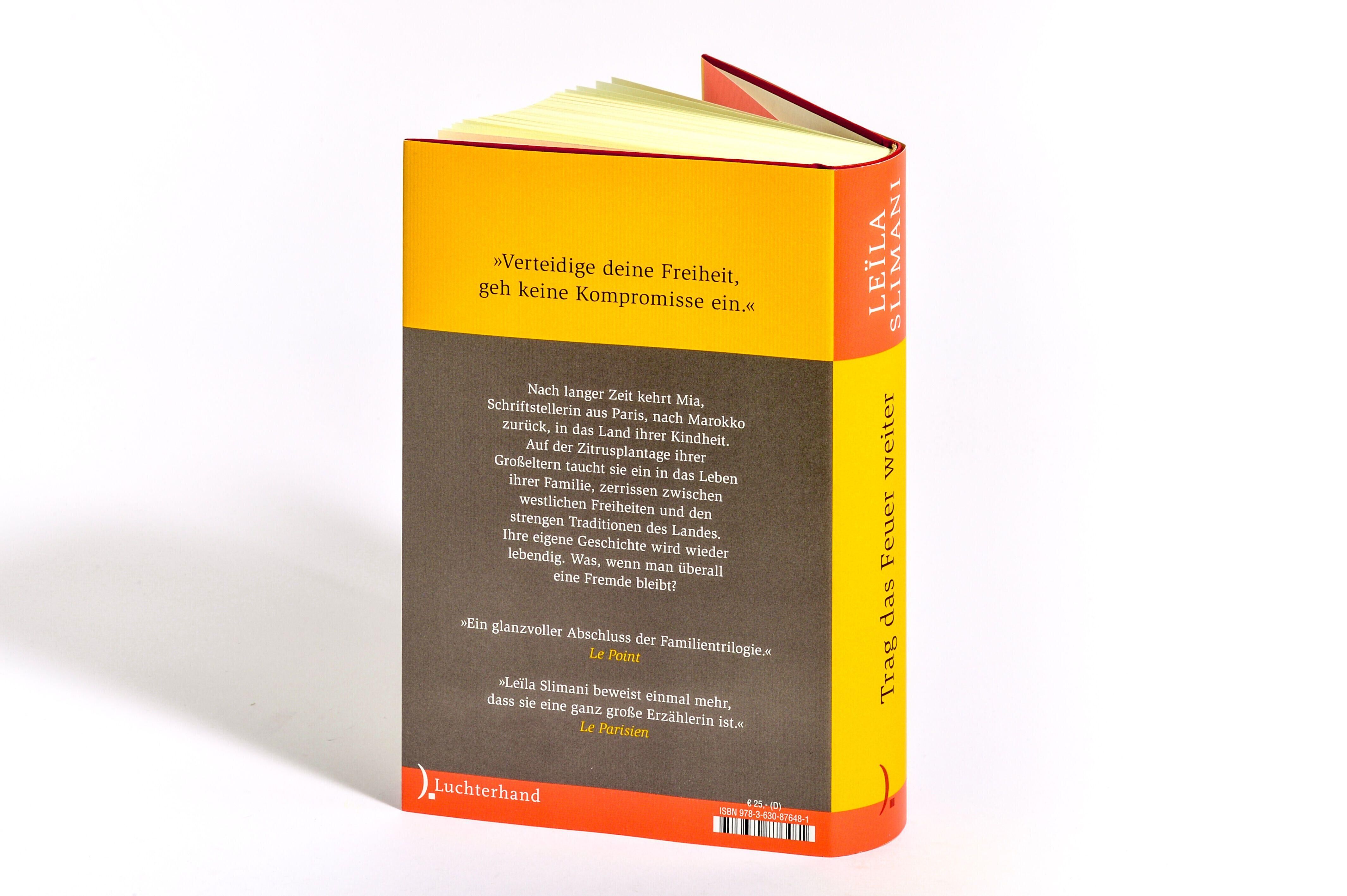 Innenansicht zu Slimani, L: Trag das Feuer weiter